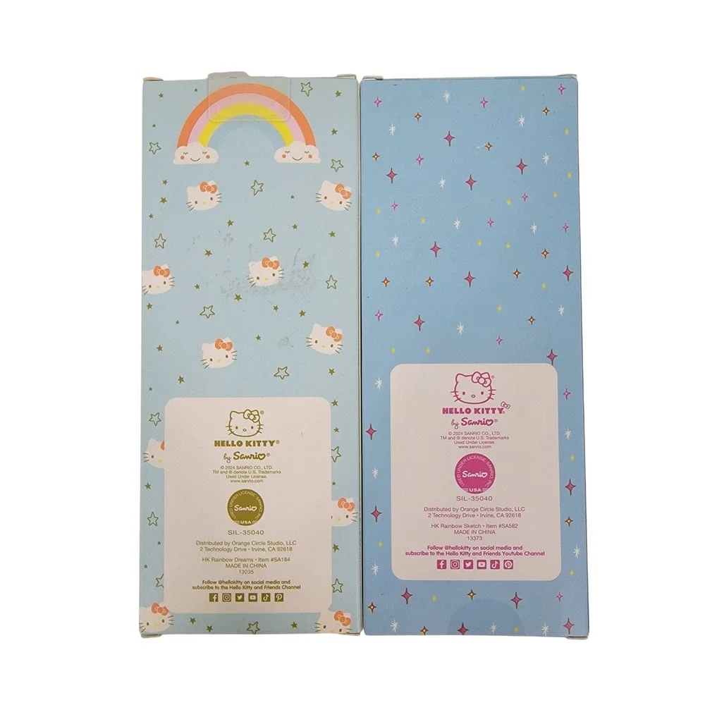 Sanrio Hello Kitty Lot of‎ 5 Pack Gel Pens Rainbow Dreams & Sketch Set NEW